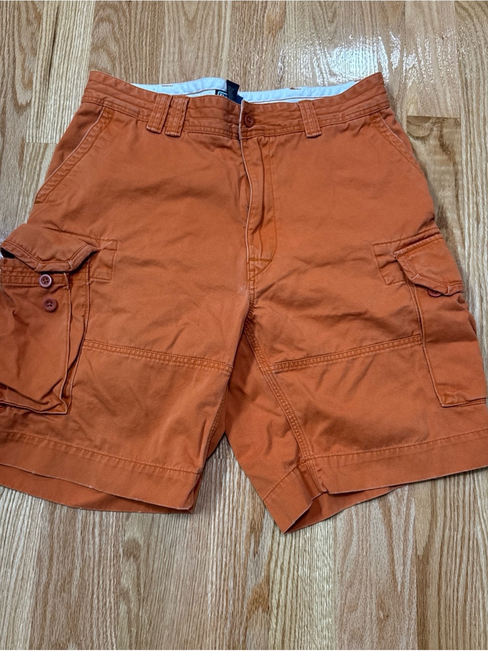 Vintage Polo Ralph Lauren Cargo Shorts Orange Men’s 36 Tall/Long